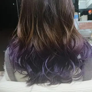 セミロング カラー 田邉 俊和のヘアスタイル