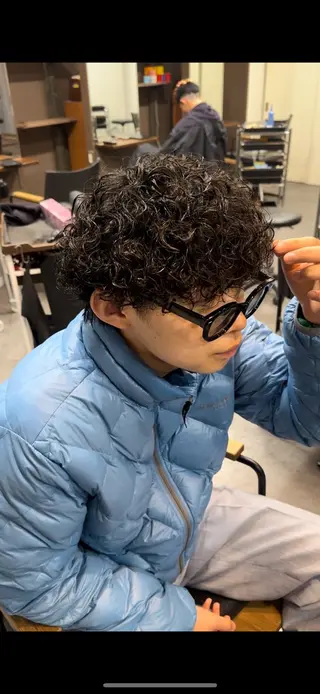 パーマ メンズ 年間2000名担当◎ パーマ職人/仲原佑樹のヘアスタイル
