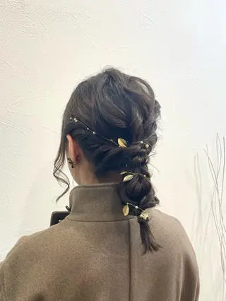 ミディアム NANA🍊/熊谷 /縮毛矯正/髪質改善のヘアスタイル