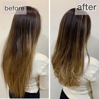 ロング 💎髪質改善/縮毛 💎メンズカット石尾のヘアスタイル