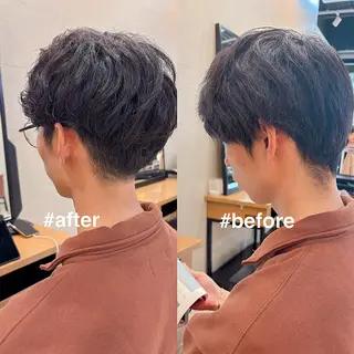 メンズ ボブ/ミディアム 親しみやすさ/さくらのヘアスタイル