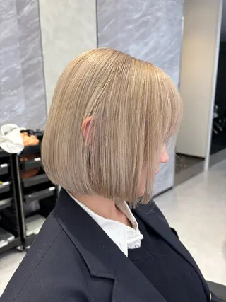ロング カラー 中西 優亜のヘアスタイル