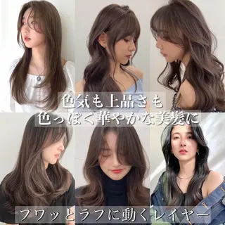 セミロング カラー 鈴木 一貴のヘアスタイル