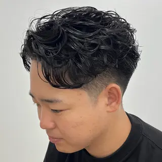 ショート パーマ メンズ 立川/メンズパーマ 厚進太郎のヘアスタイル