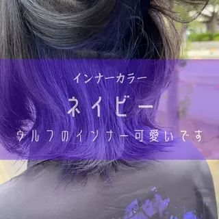 ミディアム ブリーチカラー/ 寺口佳希のヘアスタイル