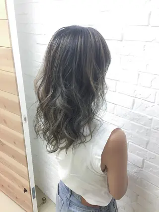 ミディアム カラー エクステリピート率 No.1 菊池　悠介のヘアスタイル