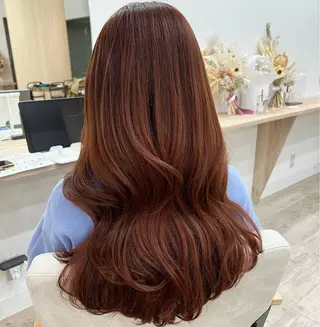 ロング カラー ヘアアレンジ TOKI mahoのヘアスタイル