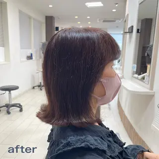 ミディアム アミーベル🧸🧡 本店✂️しおりのヘアスタイル