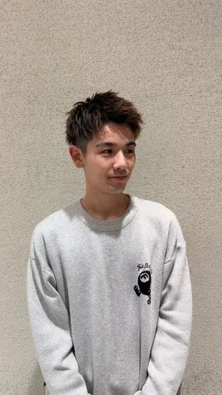 カラー メンズ 山田 愛斗のヘアスタイル