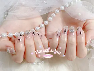 ショート Hanaai Salon新大久保店のネイルデザイン