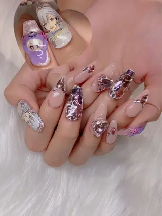 ネイル 長さだし専門店 M2 rikaのネイルデザイン