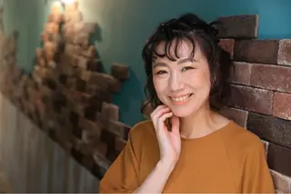 ミディアム パーマ ヘアアレンジ ✨質感調整✨ ヤマシタマリエのヘアスタイル