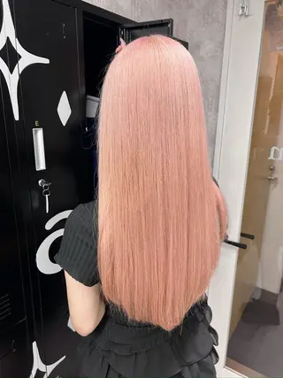 ロング カラー ヘアアレンジ 💕ブリーチ/ヘアメ 🎀YUUKAのヘアスタイル