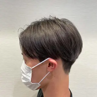 ショート カラー メンズ 【メンズ縮毛矯正】 田中秀斗のヘアスタイル