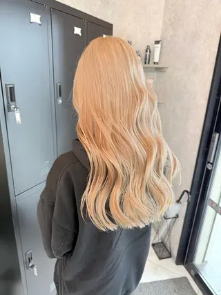 ロング カラー 🌺ハイトーン🌺 矢葺 なぎさ🌺🌺のヘアスタイル