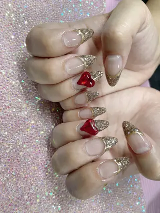 ミディアム ネイル 《LB》ラブリエ Nail&eyeのマツエク・マツパデザイン