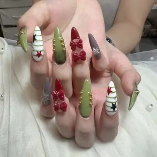 ネイル 🎀nana🫧 ワンホンネイル🎀のネイルデザイン