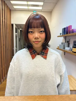 ミディアム iroha /大阪梅田のヘアスタイル