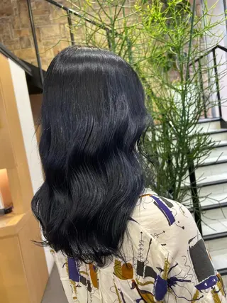 セミロング カラー チャンモリパーマ/韓 国/Minami🦋のヘアスタイル