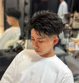ショート パーマ L.DORADO   Hair Salon(渋谷)所属・飯塚 大輔のヘアスタイル