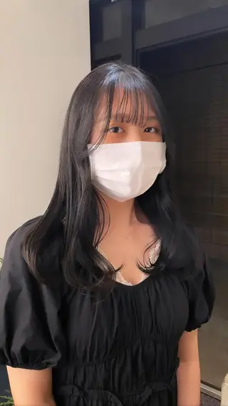 セミロング カラー 渋谷🎀透明感カラー レイヤー/mikuのヘアスタイル