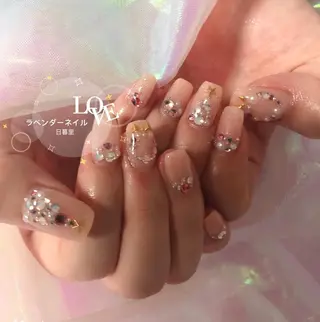 ネイル ラベンダー💖日暮里 ルル💖ネイルのネイルデザイン