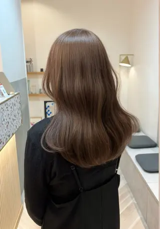 ミディアム 似合わせ/ベージュ /レイヤー/りほ🤍のヘアスタイル