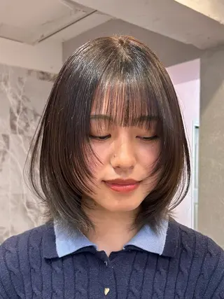 ミディアム press.salon所属・yuka 【ユウカ】のヘアスタイル