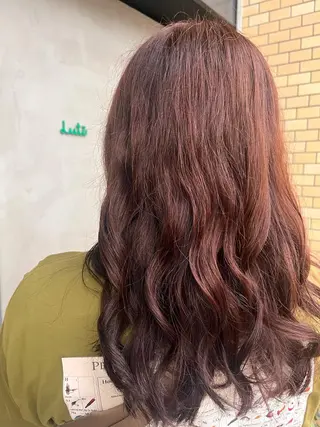 ミディアム カラー 武村美咲/ 暖色/艶カラーのヘアスタイル