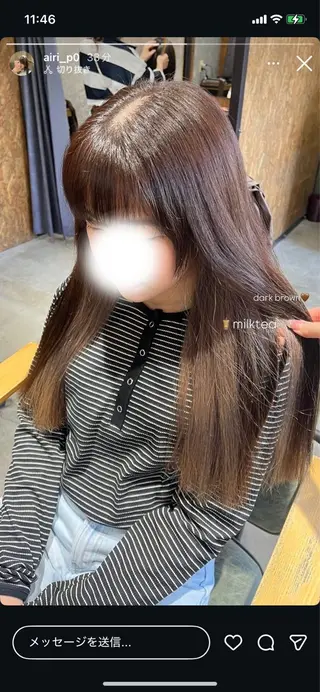 ロング カラー 🫟Blanco🫟 Color&Careのヘアスタイル