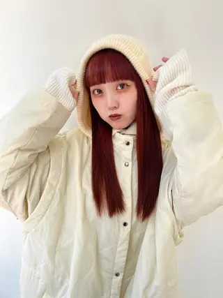 ロング カラー 🎀ダブルカラー/ ピンク×ガーリー🎀のヘアスタイル