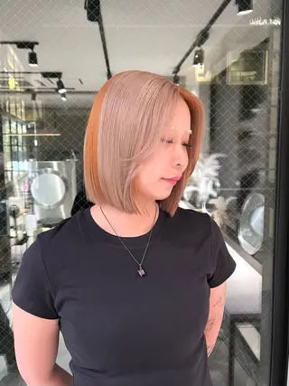 ショート カラー Qin所属・ルーツカラー 🌟  ミキのヘアスタイル