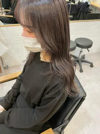 セミロング カラー akane .のヘアスタイル