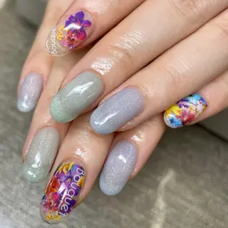 ネイル nail Eclat所属・志賀野 美喜のネイルデザイン