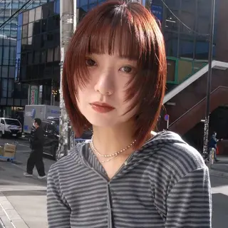 ショート カラー ベージュ/透明感/ 桃子🎀のヘアスタイル