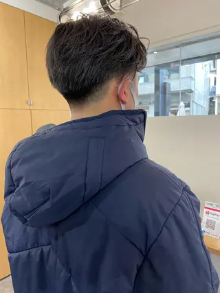 ショート メンズ 森貴裕/ベージュ/ パーマ/オリーブのヘアスタイル