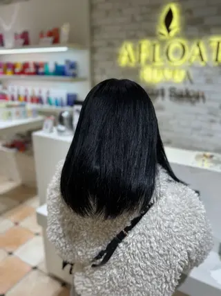 ミディアム カラー 新宿透明感カラー 髪質改善/吉川怜奈のヘアスタイル