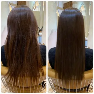 ロング レイヤーカット/ 顔周り 五島巨幹のヘアスタイル