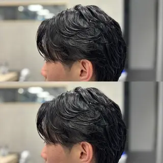 ショート パーマ メンズ メンズ特化韓国風 パーマスタイル/りんのヘアスタイル