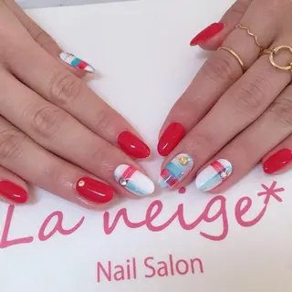 ネイル La neige* yuki 🥯🍑のネイルデザイン