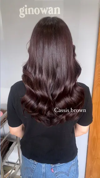 カラー miloc himekaのヘアスタイル