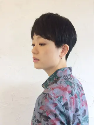 ショート Add9 安田 美紀のヘアスタイル