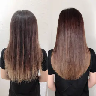 セミロング パーマ ヘアアレンジ 髪質改善専門店 エイジングケアのヘアスタイル