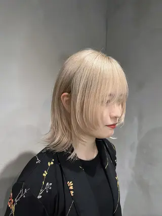 ミディアム 🐺立川のウルフ屋 さん🐺おかみ🐺のヘアスタイル