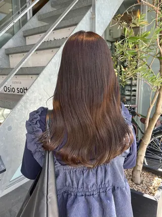 カラー イケハラ ナナミのヘアスタイル