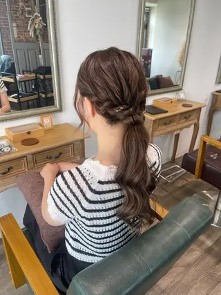 ロング ヘアアレンジ Felice Erikaのヘアスタイル