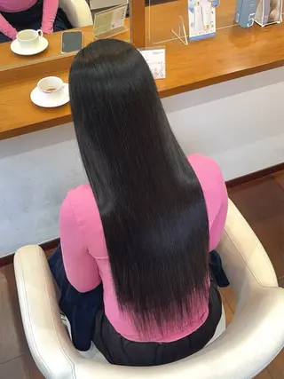 ロング パーマ オートクチュールランコントレ西京極店所属・今在家 玲【艶髪スト レート/メンズ特化】のヘアスタイル