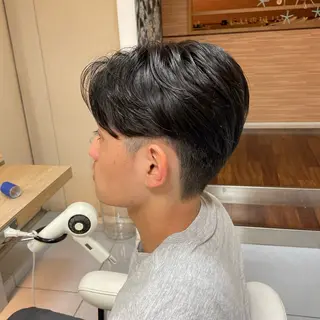 メンズ ダウンパーマ特化💎 ボブ・レイヤーりなのヘアスタイル