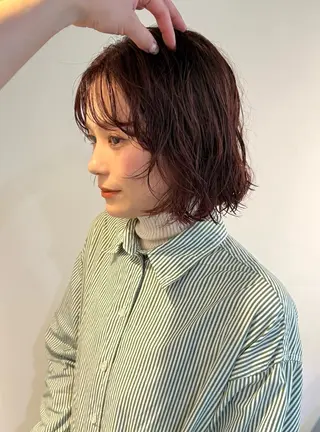 カラー 暖色、透明感カラー/ 杉本花🌼のヘアスタイル