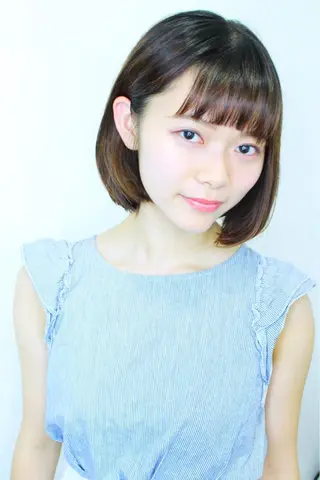 ミディアム カラー Repos SENDAI所属・⭐️バッサリカット モデル募集⭐️佐野のヘアスタイル